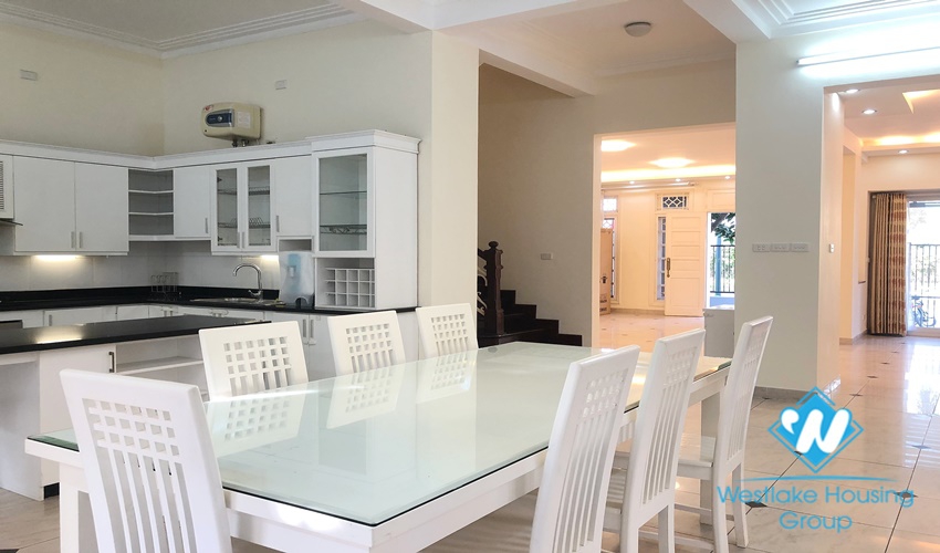 4 bedrooms, full furniture house in Ciputra Ha Noi for rent.